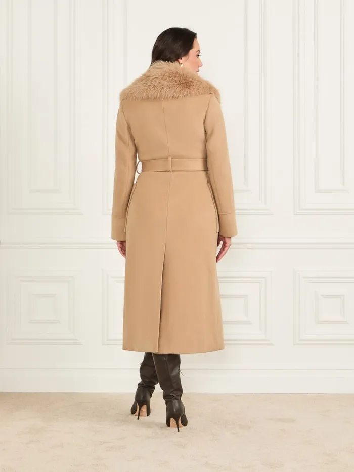 GUESS Jackets Charlize WoolBlend Coat Blue 8211 Women