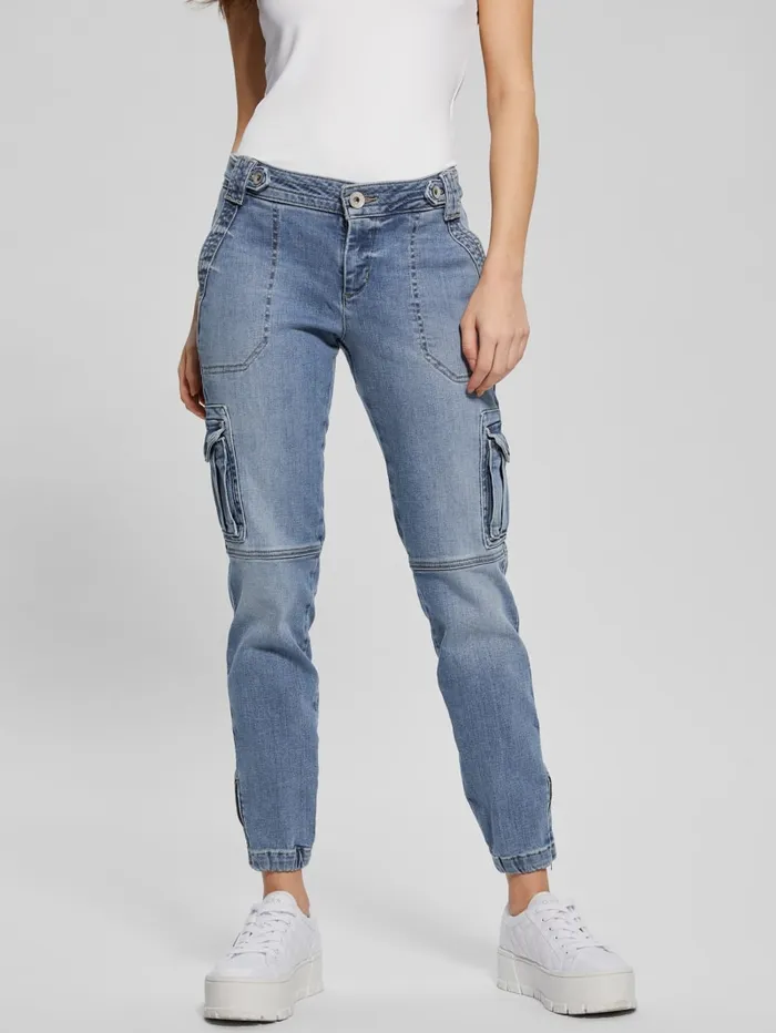 GUESS Jeans and Denim Cadet Cargo Jeans Blue 8211 Women