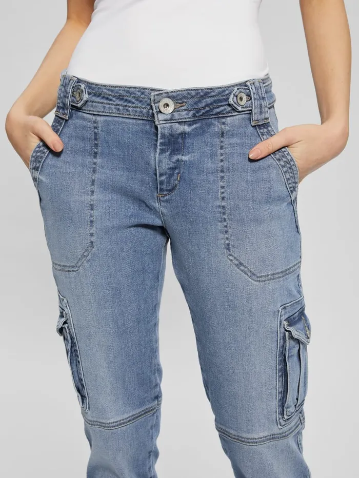 GUESS Jeans and Denim Cadet Cargo Jeans Blue 8211 Women