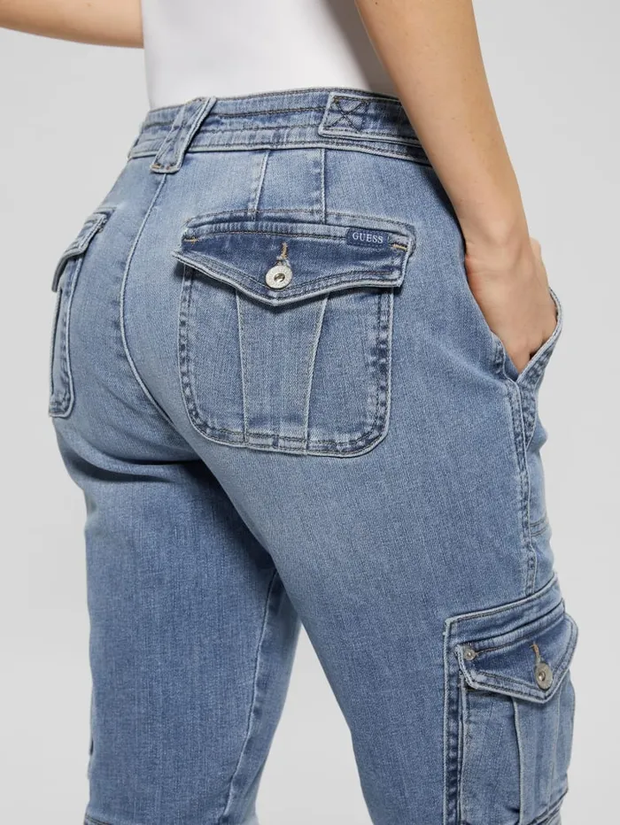 GUESS Jeans and Denim Cadet Cargo Jeans Blue 8211 Women
