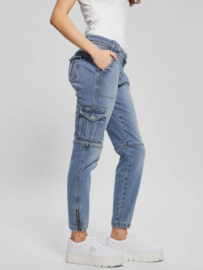 GUESS Jeans and Denim Cadet Cargo Jeans Blue 8211 Women