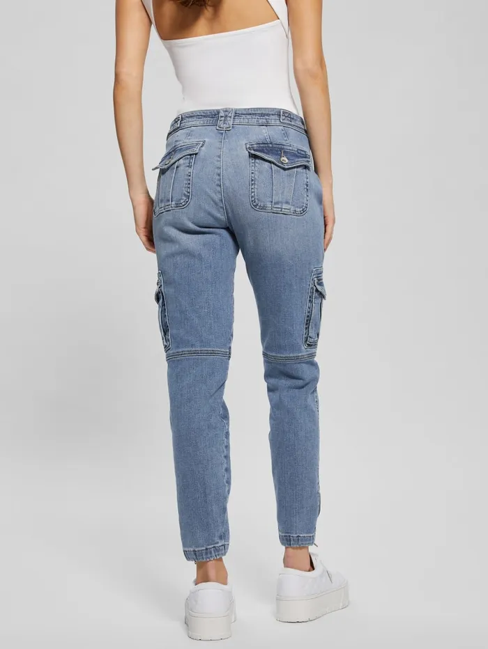 GUESS Jeans and Denim Cadet Cargo Jeans Blue 8211 Women