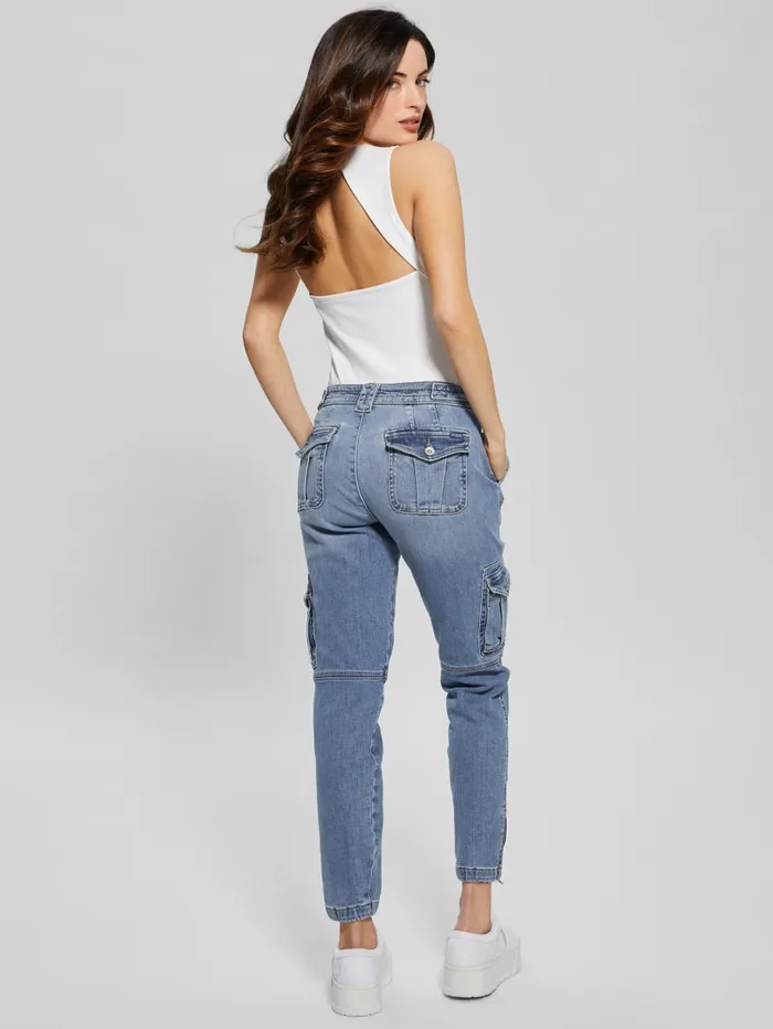 GUESS Jeans and Denim Cadet Cargo Jeans Blue 8211 Women