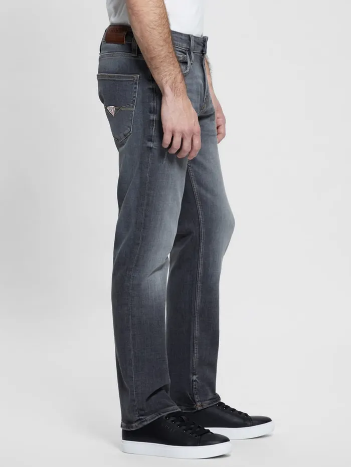 GUESS Jeans and Denim Davis Straight Jeans Black 8211 Men