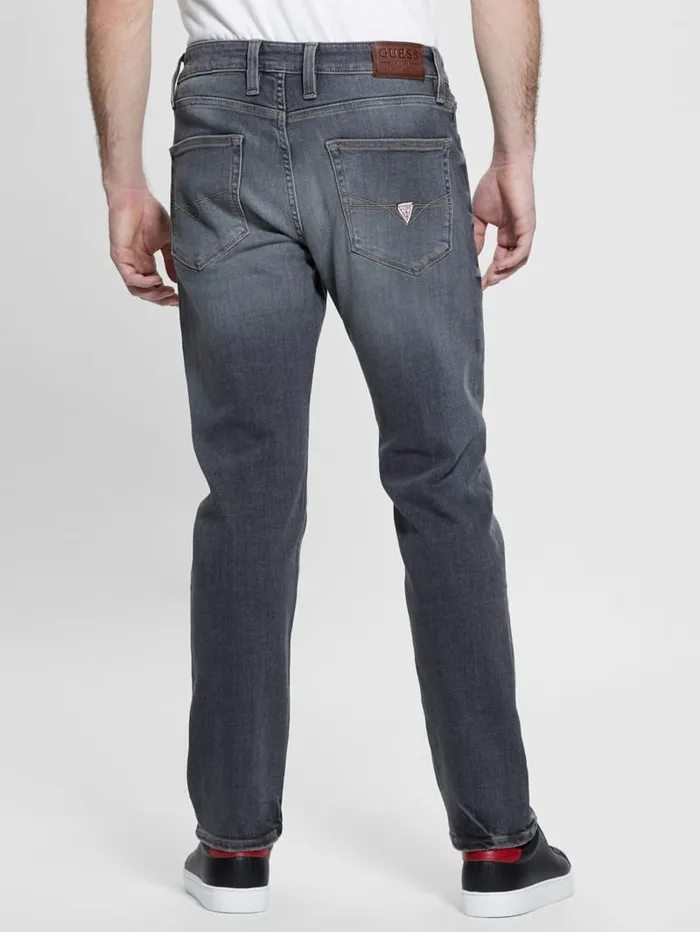 GUESS Jeans and Denim Davis Straight Jeans Black 8211 Men