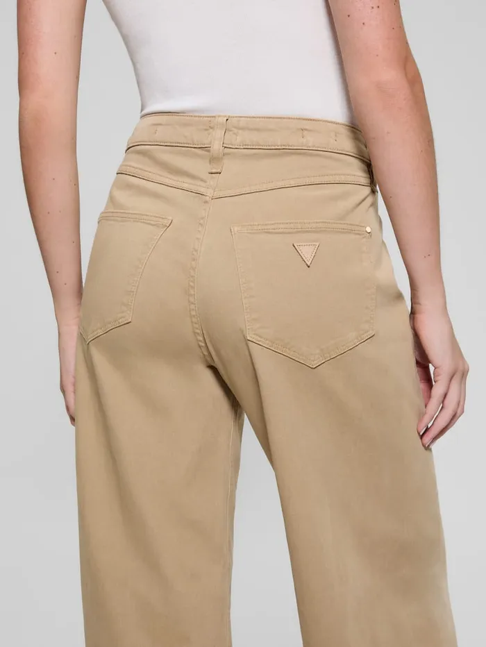 GUESS Jeans and Denim Eco Bellflower Pants Beige 8211 Women