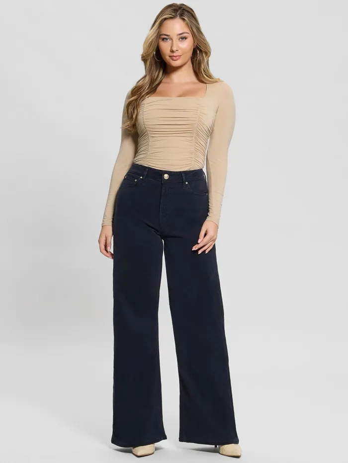 GUESS Jeans and Denim Eco Bellflower Pants Beige 8211 Women