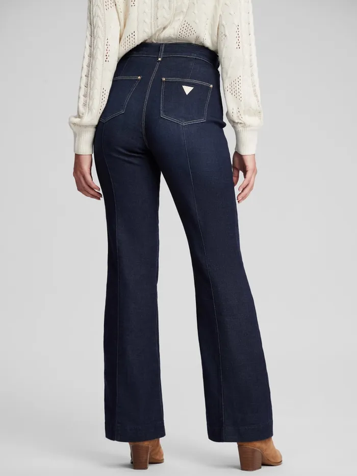 GUESS Jeans and Denim Eco Faye Sailor Flared Jeans Blue 8211 Women