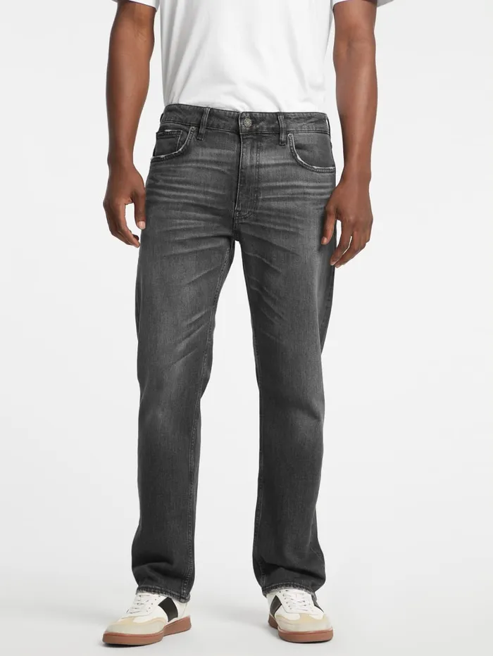 GUESS Jeans and Denim Eco G16 Straight Jeans Black 8211 Men