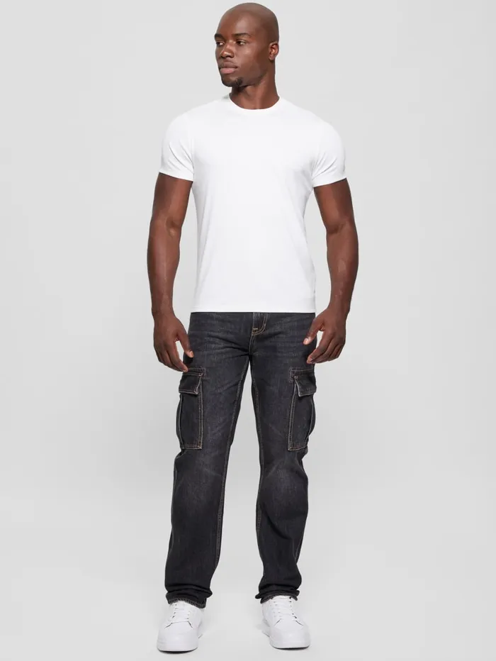 GUESS Jeans and Denim Eco Julianne Denim Cargo Pants Black 8211 Men