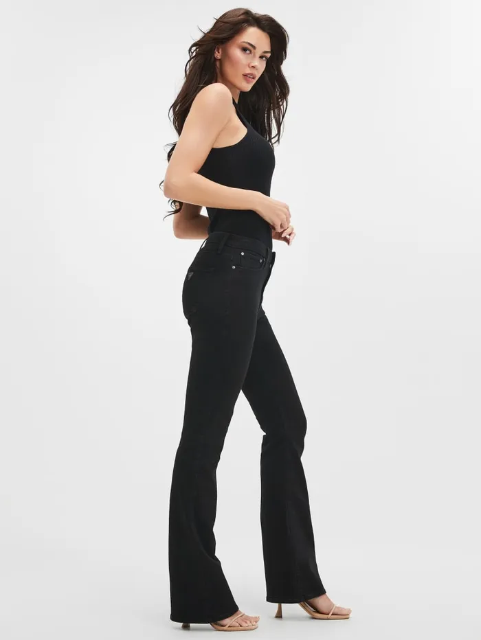 GUESS Jeans and Denim Eco Sexy Flared Jeans Black 8211 Women