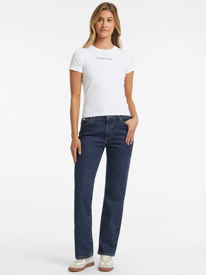 GUESS Jeans and Denim G08 MidRise Straight Jeans Blue 8211 Women