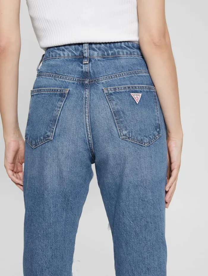 GUESS Jeans and Denim It Girl Distressed Jeans Blue 8211 Women