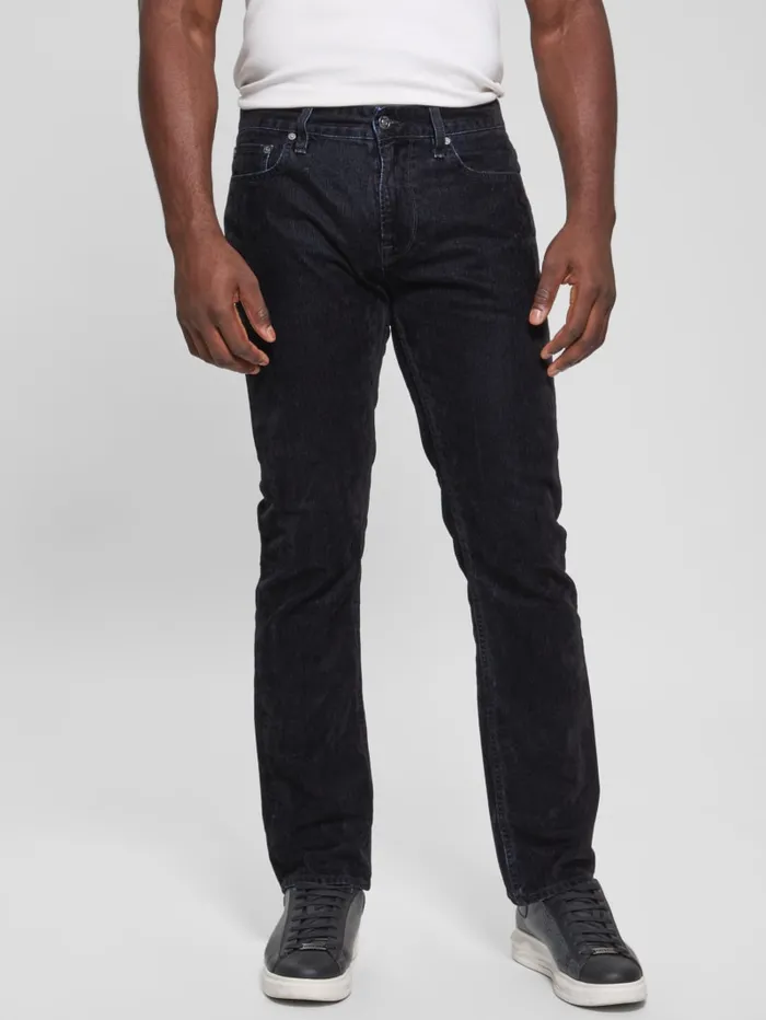GUESS Jeans and Denim Mateo Straight Jeans Black 8211 Men