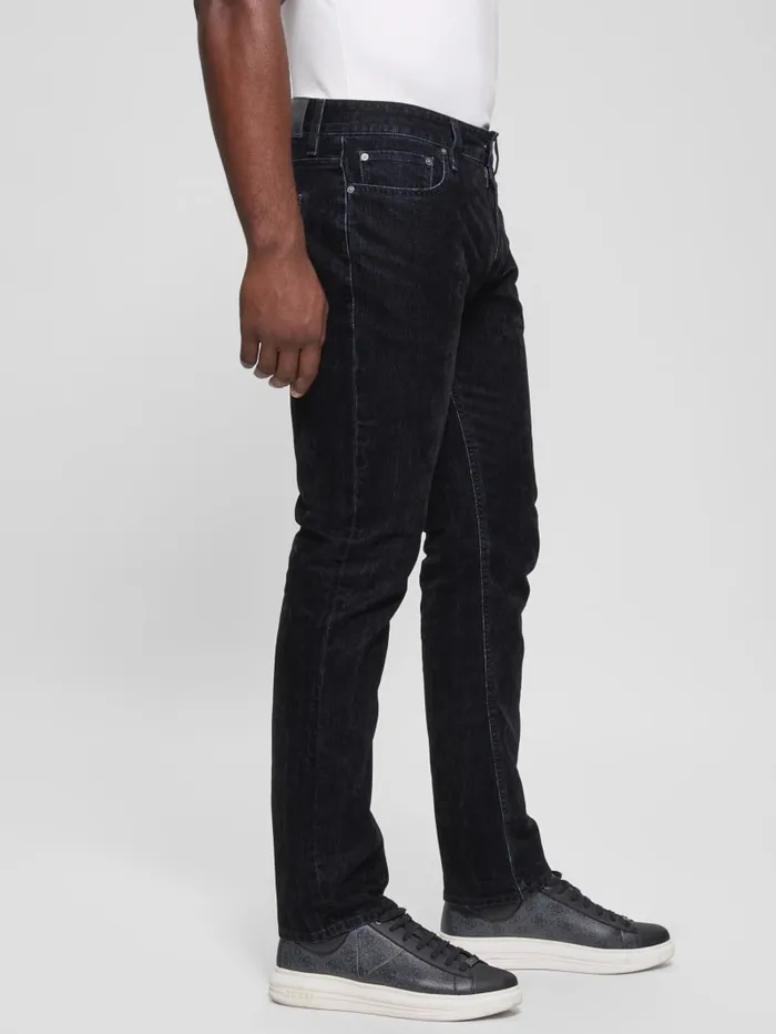 GUESS Jeans and Denim Mateo Straight Jeans Black 8211 Men