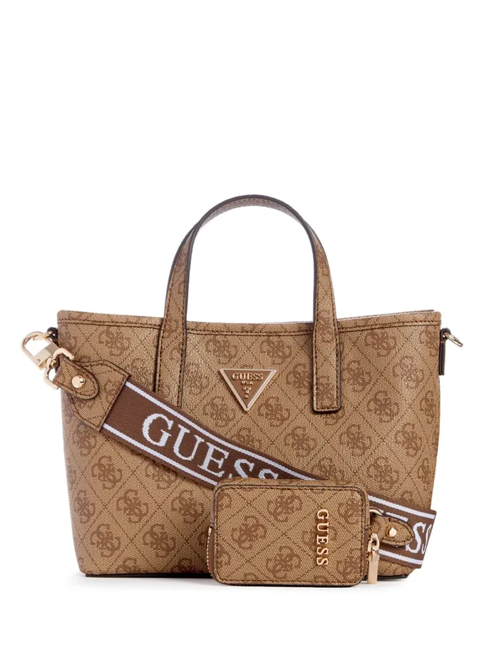 GUESS Logo Bags Latona Quattro G Mini Tote Set Black 8211 Unisex