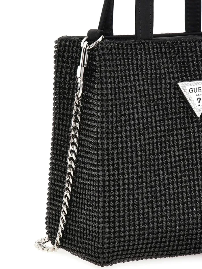 GUESS Mini Bags Sofia Crystal Tote Black 8211 Unisex