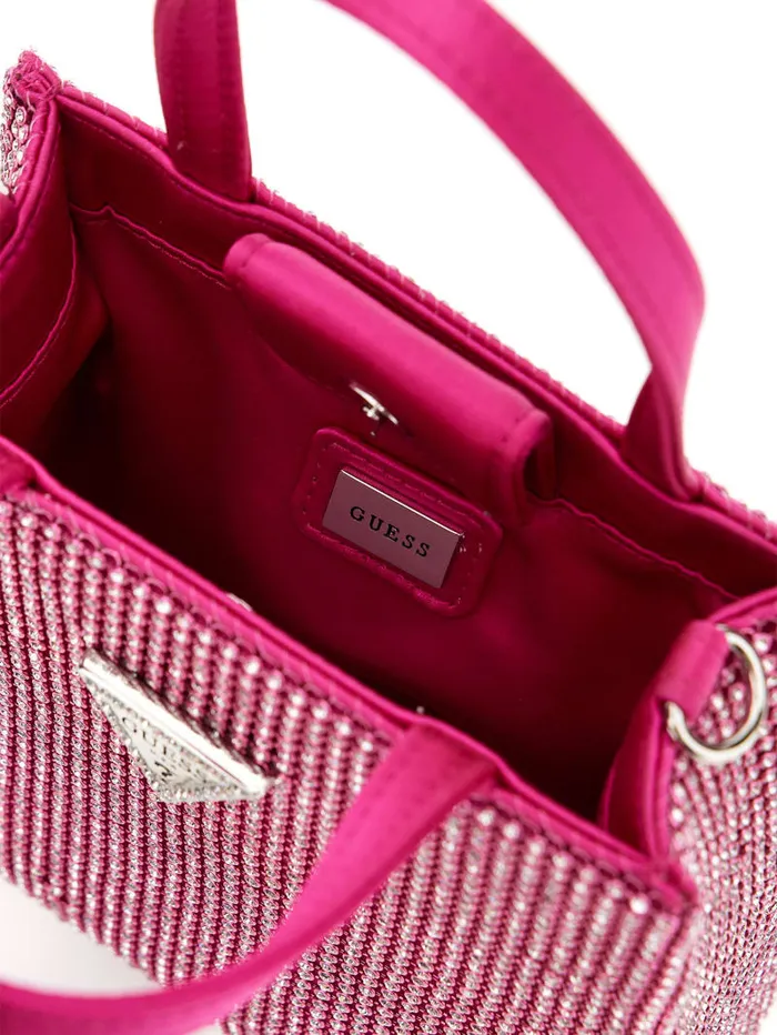 GUESS Mini Bags Sofia Crystal Tote Black 8211 Unisex