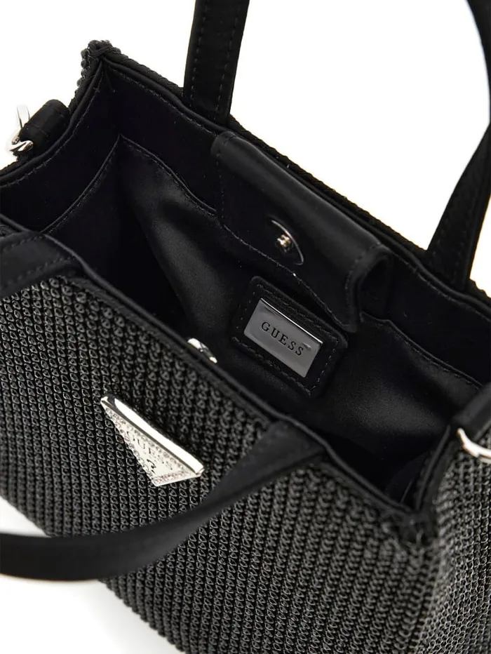 GUESS Mini Bags Sofia Crystal Tote Black 8211 Unisex