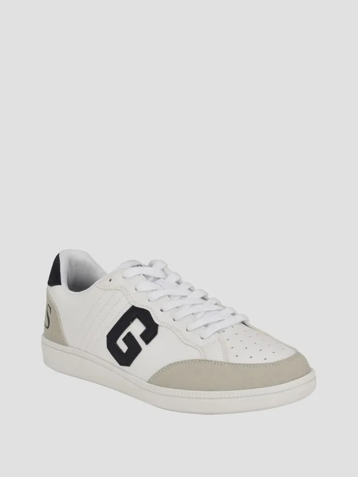 GUESS Sale Barko Logo Sneakers Silver 8211 Women