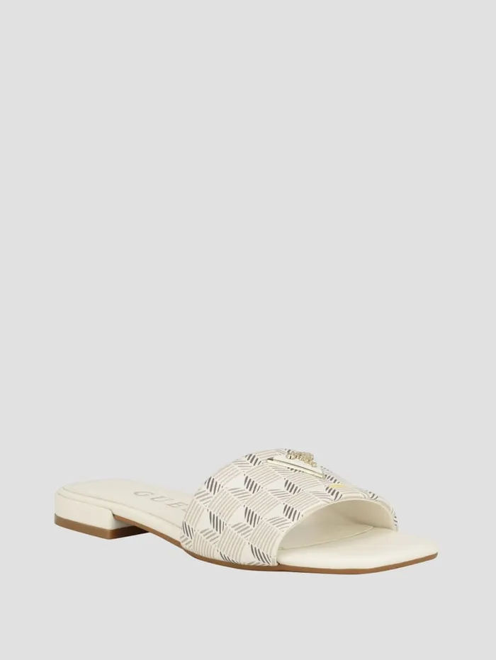 GUESS Sale Tamed Triangle Sandals Pink 8211 Women