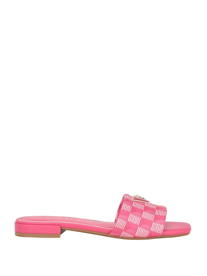 GUESS Sale Tamed Triangle Sandals Pink 8211 Women
