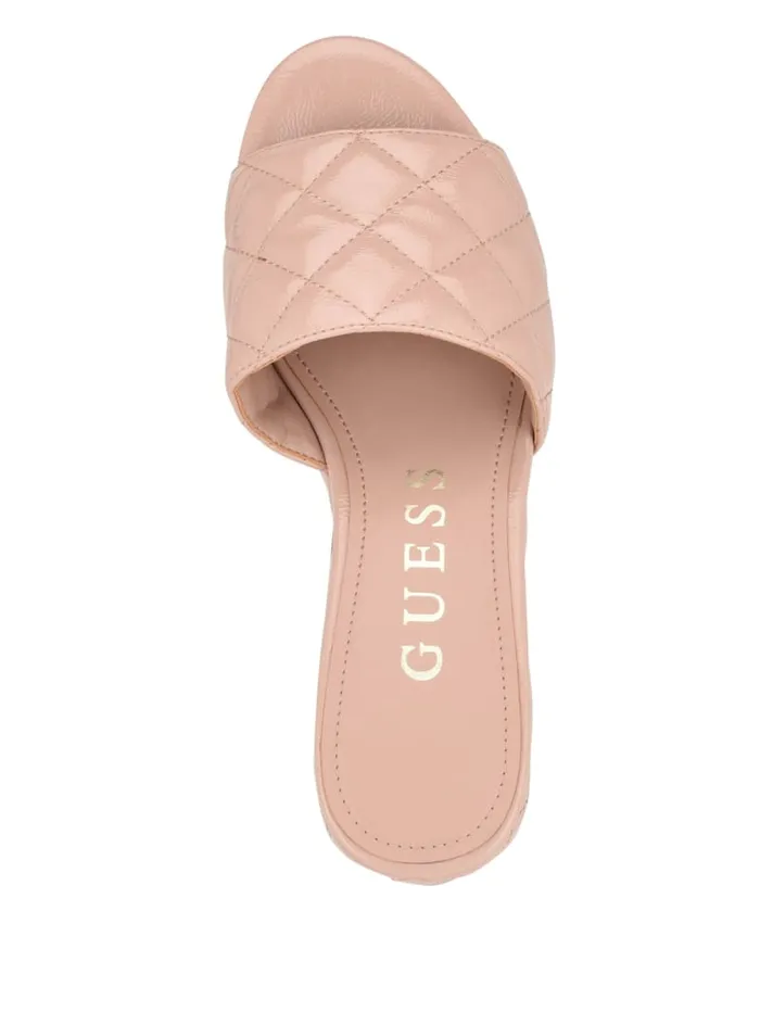 GUESS Sale Yanni Quilted Platform Mules Black 8211 Women