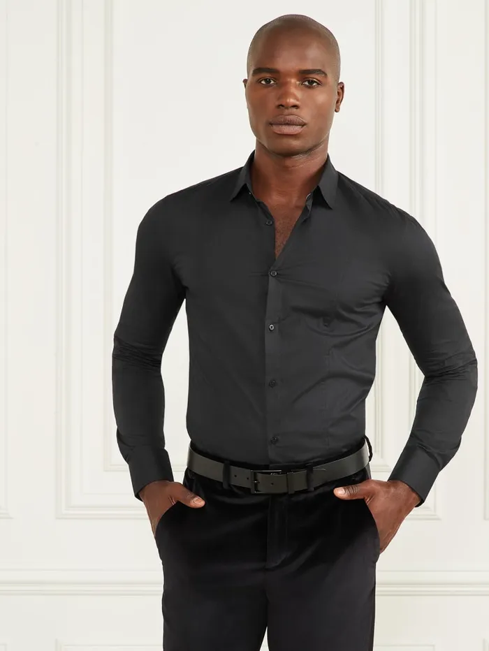 GUESS Shirts Eco Oliver Shirt Black 8211 Men