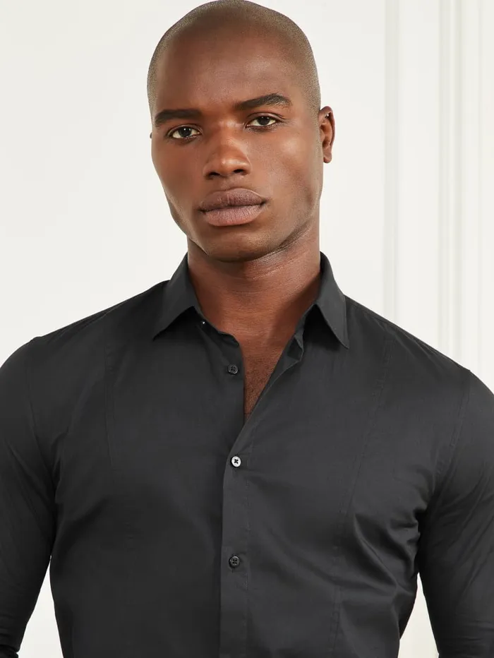 GUESS Shirts Eco Oliver Shirt Black 8211 Men
