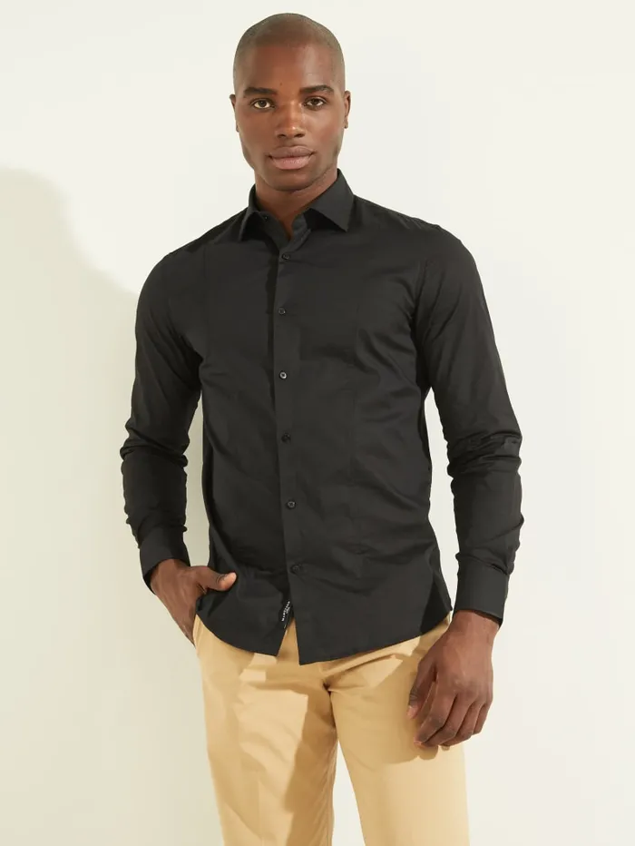 GUESS Shirts Eco Oliver Shirt Black 8211 Men