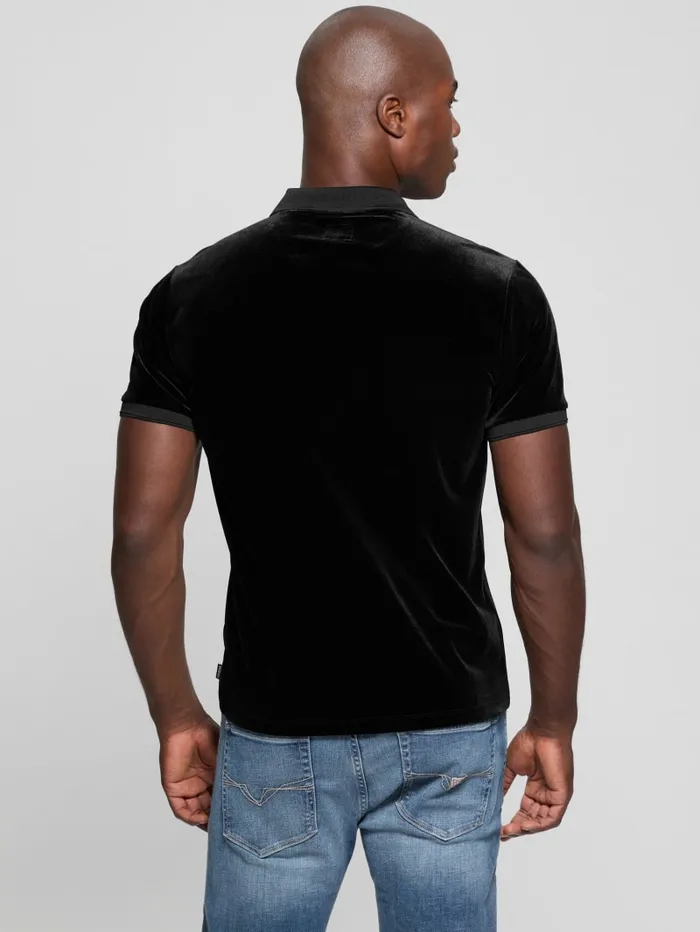 GUESS Shirts Rio Liquid Velvet Polo Red 8211 Men