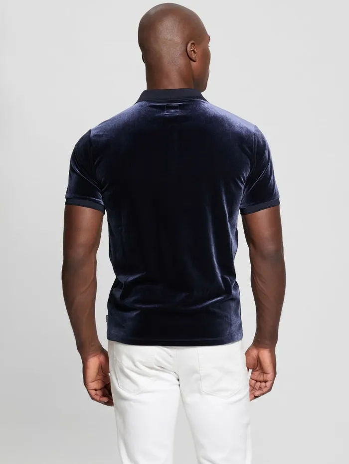 GUESS Shirts Rio Liquid Velvet Polo Red 8211 Men