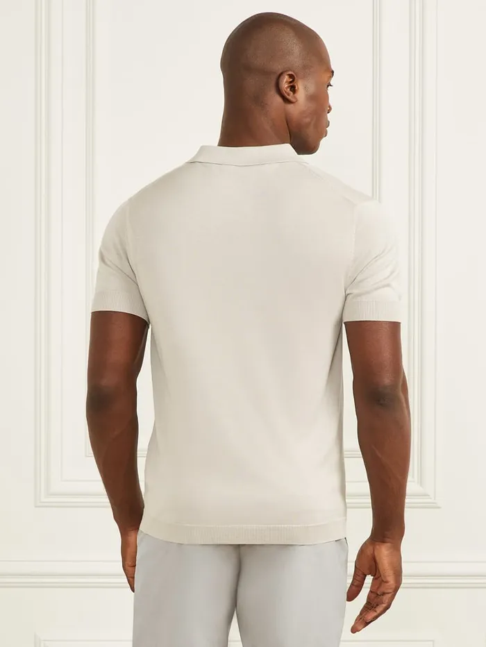 GUESS Shirts Silk Polo Grey 8211 Men