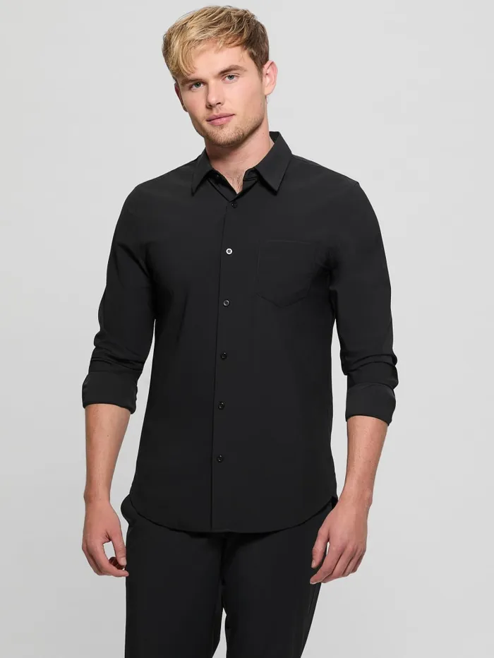 GUESS Shirts Sunset TechStretch Shirt Blue 8211 Men