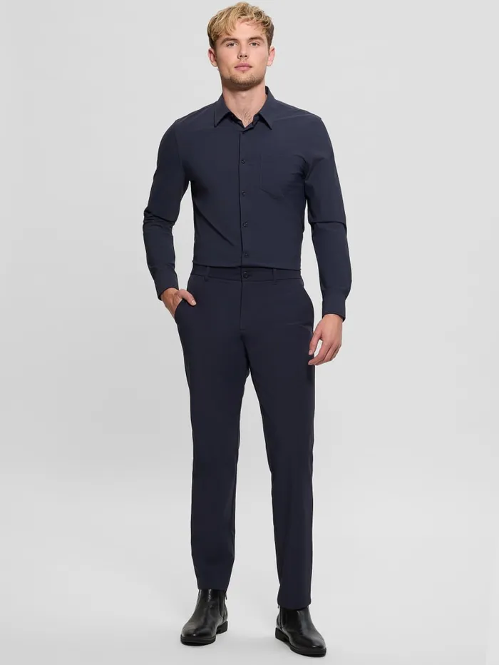 GUESS Shirts Sunset TechStretch Shirt Blue 8211 Men
