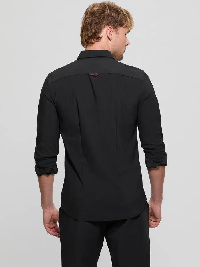 GUESS Shirts Sunset TechStretch Shirt Blue 8211 Men