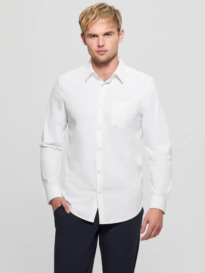 GUESS Shirts Sunset TechStretch Shirt Blue 8211 Men