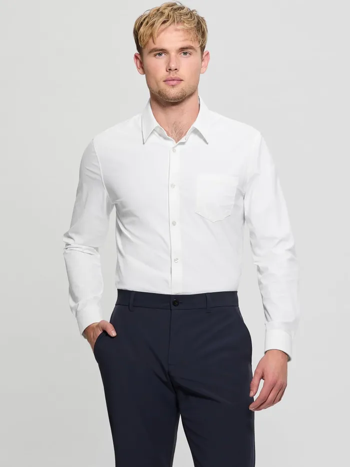 GUESS Shirts Sunset TechStretch Shirt Blue 8211 Men