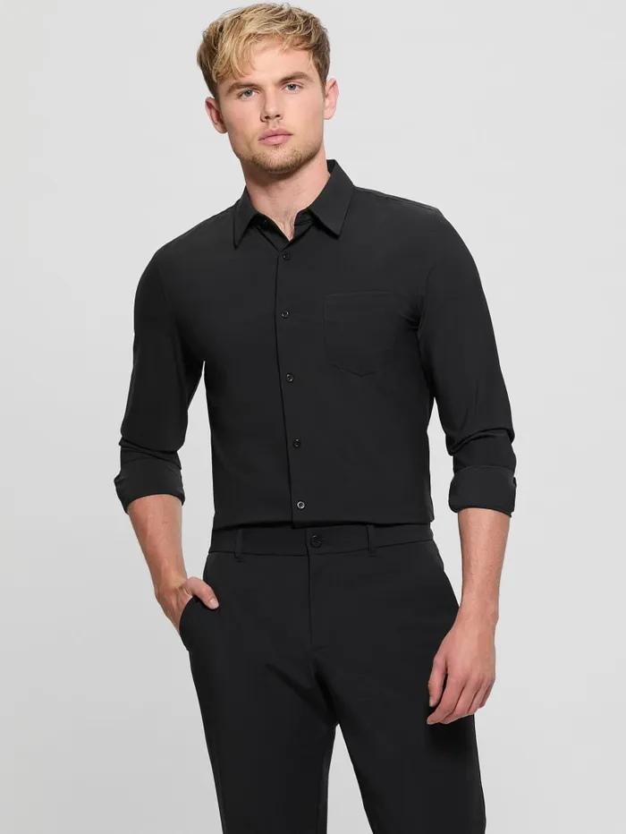 GUESS Shirts Sunset TechStretch Shirt Blue 8211 Men