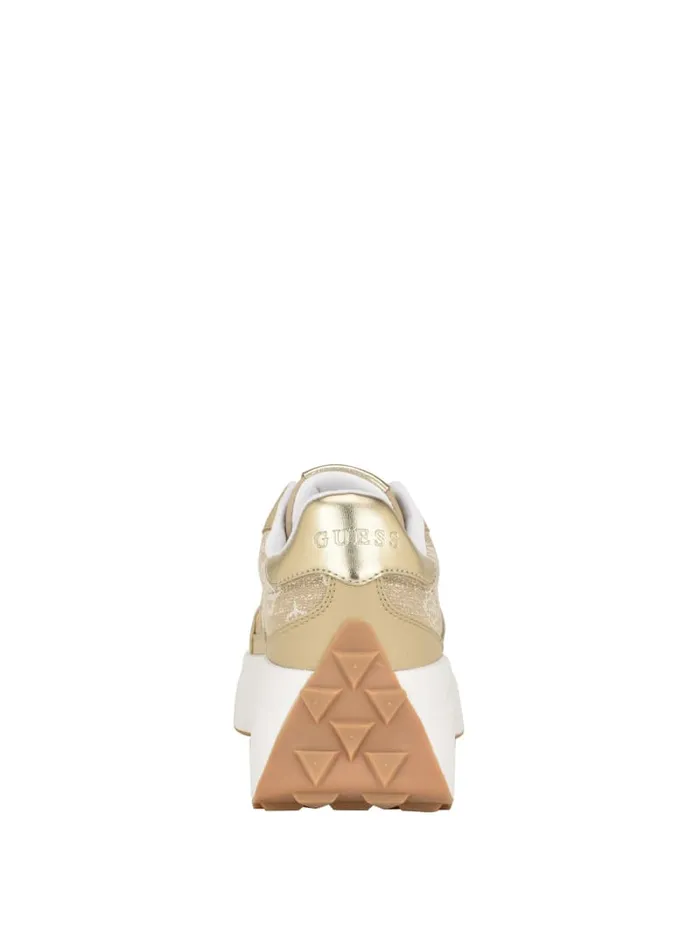 GUESS Shoes Calebb Peony Sneakers Bronze 8211 Women