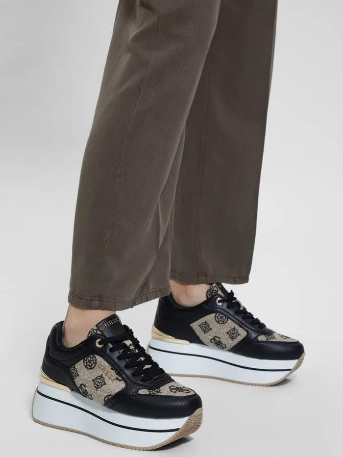 GUESS Shoes Camrio Peony Joggers Black 8211 Women