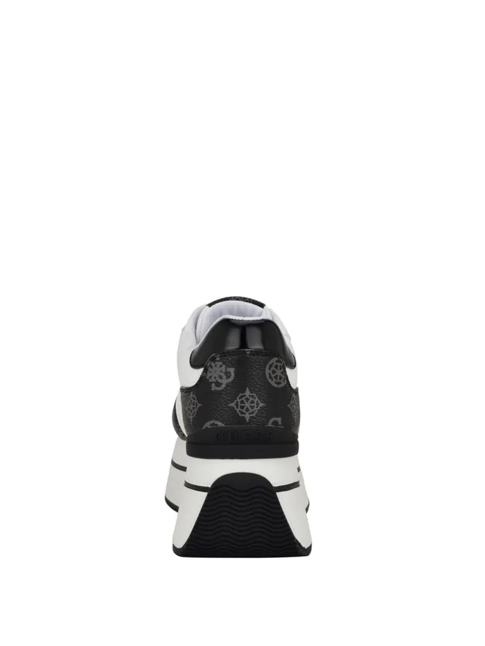 GUESS Shoes Camrio Platform Peony Jogger Sneakers Blackwhite 8211 Women