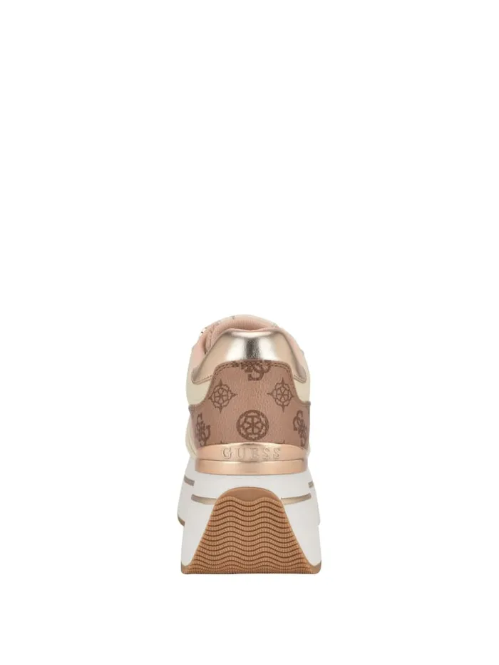 GUESS Shoes Camrio Platform Peony Jogger Sneakers Blackwhite 8211 Women