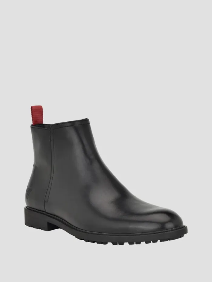 GUESS Shoes Dawlin SideZip Chelsea Boots Brown 8211 Men