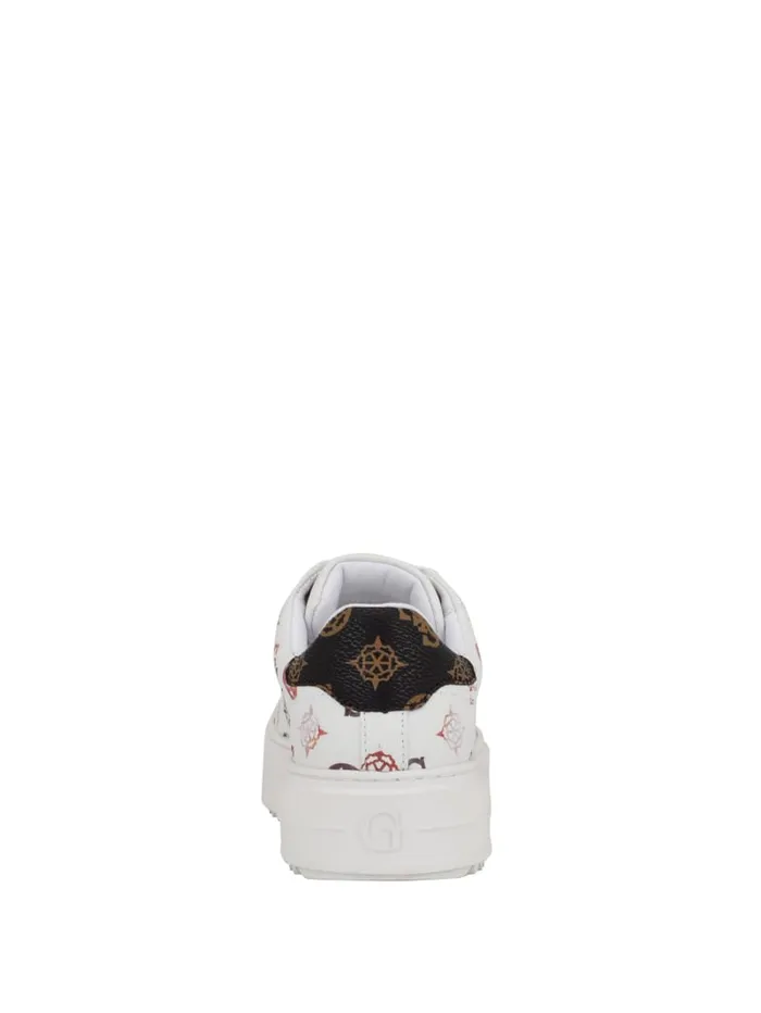 GUESS Shoes Denesa Peony LowTop Sneakers Brown 8211 Women
