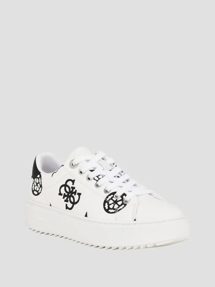 GUESS Shoes Denesa Peony LowTop Sneakers Brown 8211 Women