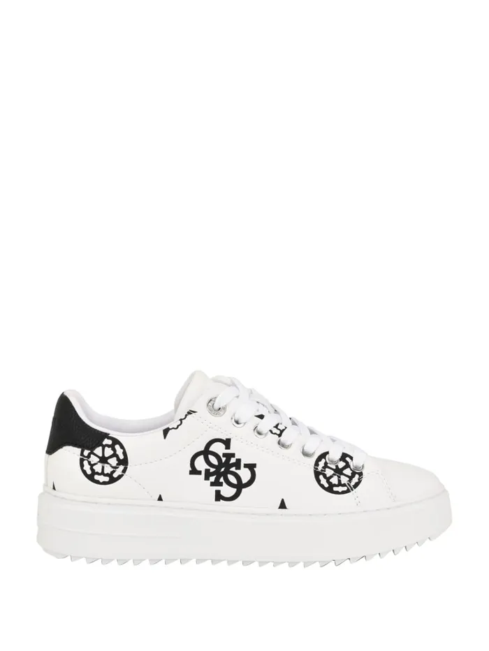 GUESS Shoes Denesa Peony LowTop Sneakers Brown 8211 Women