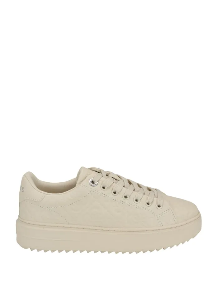 GUESS Shoes Denesa Peony LowTop Sneakers Brown 8211 Women