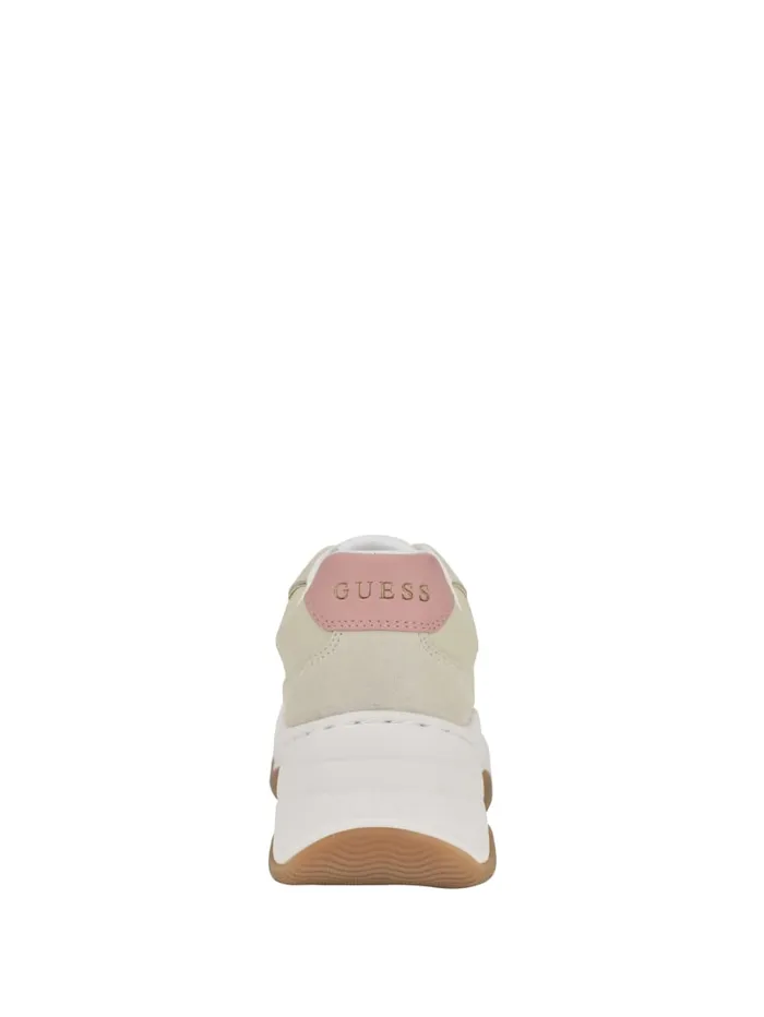 GUESS Shoes Hapyy Chunky Sneakers Beige 8211 Women