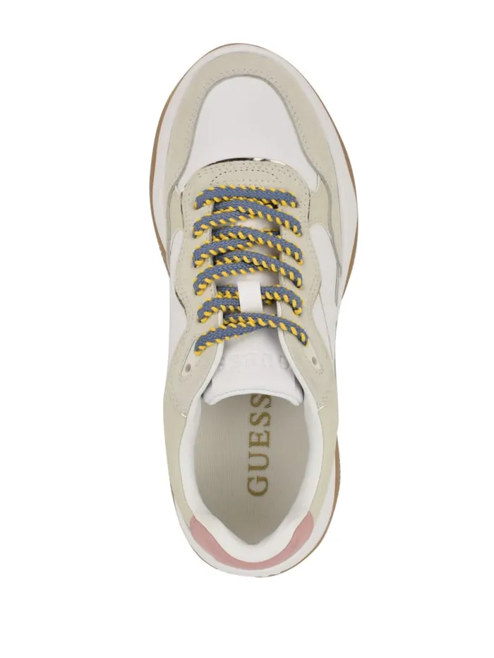 GUESS Shoes Hapyy Chunky Sneakers Beige 8211 Women